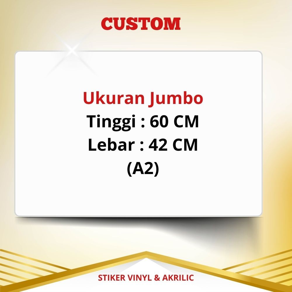 

Ay00! Signage Akrilik Custom, Sebelum Pesan Baca Deskripsi