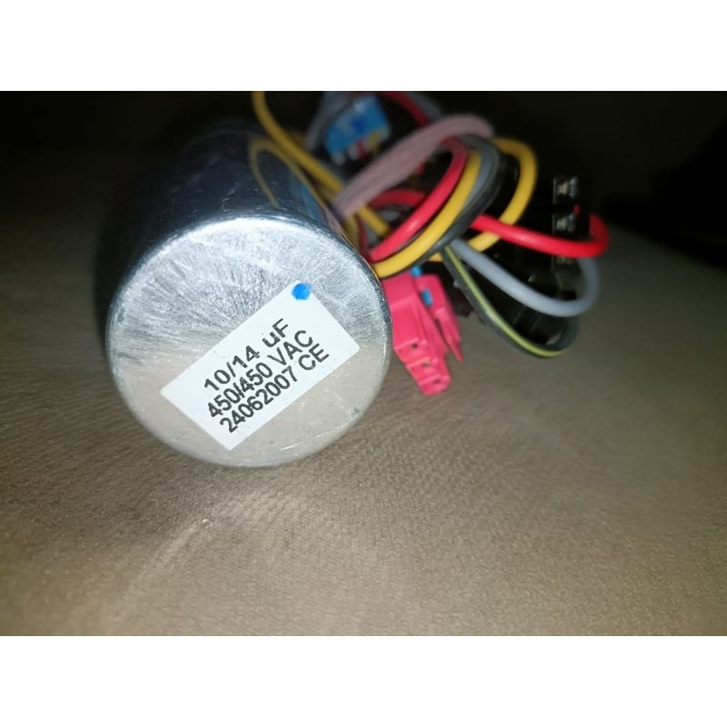 Kapasitor Mesin Cuci LG Original 10Uf+14Uf