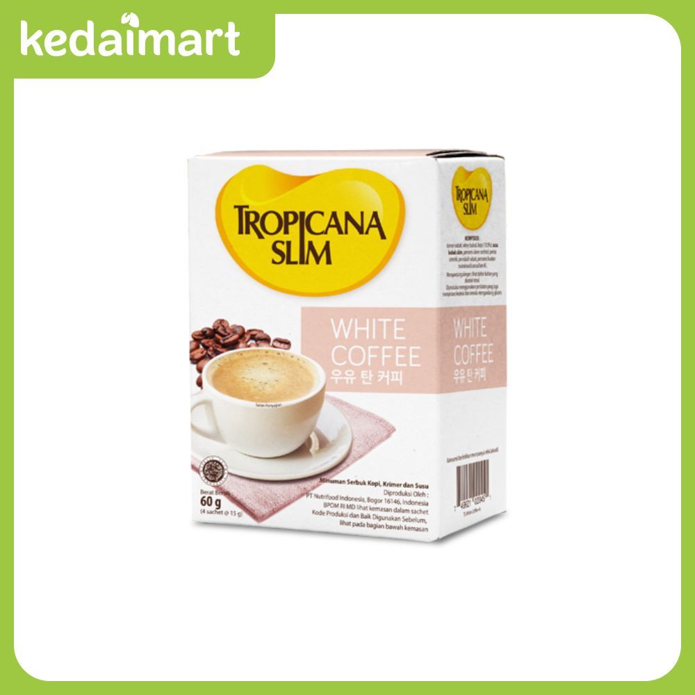 

Tropicana Slim White Coffee Isi 4s