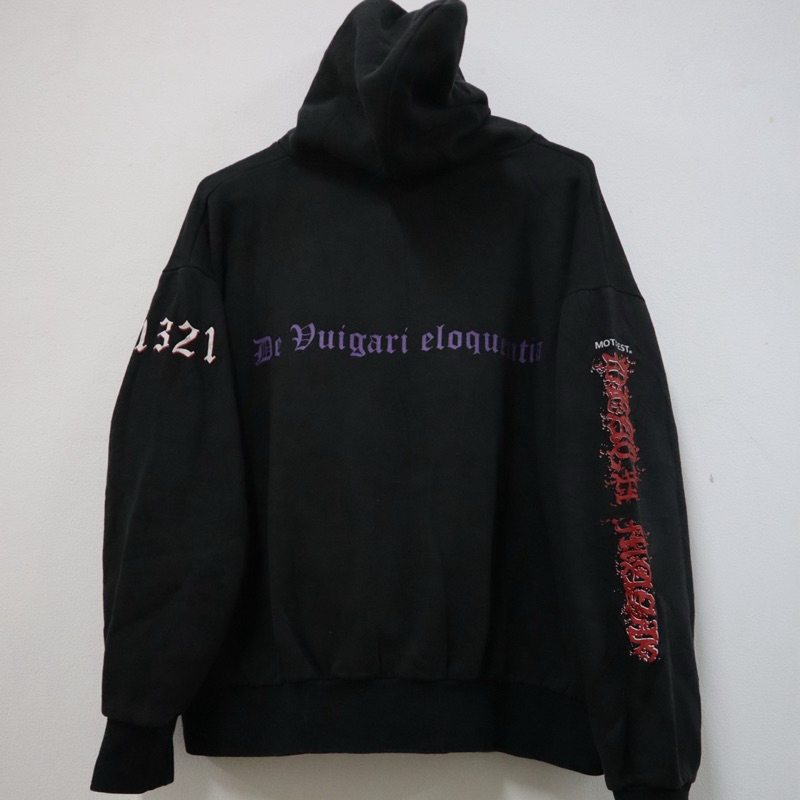 Hoodie Vintage Motifest Black