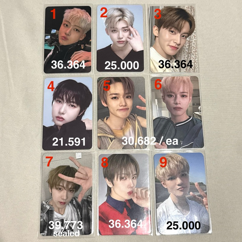 [wts] pc photocard jaemin mark renjun chenle jisung dreamscape pob dyandra mumoshop tc trading card