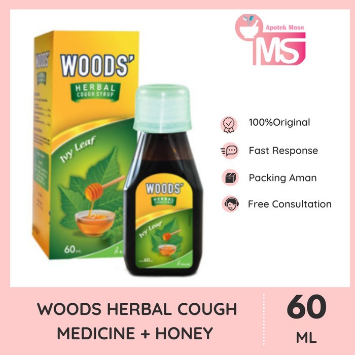

WOODS NATURALS + HONEY 60 ML - Batuk-dan-Flu