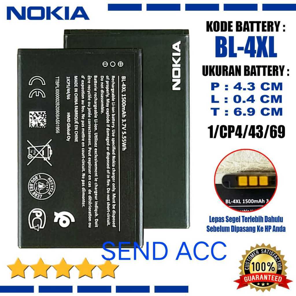 Baterai Nokia 6300 4G 8000 4G TA- 1311 TA-1287  BL-4XL