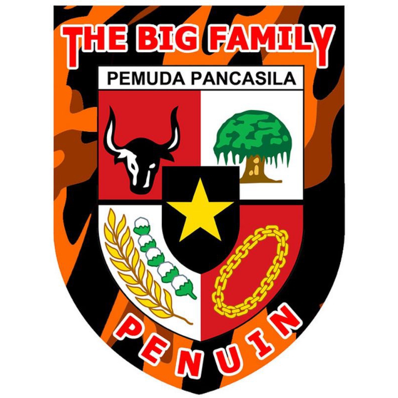 

stiker pemuda pancasila/stiker pp/7x9 cm isi 4 pcs