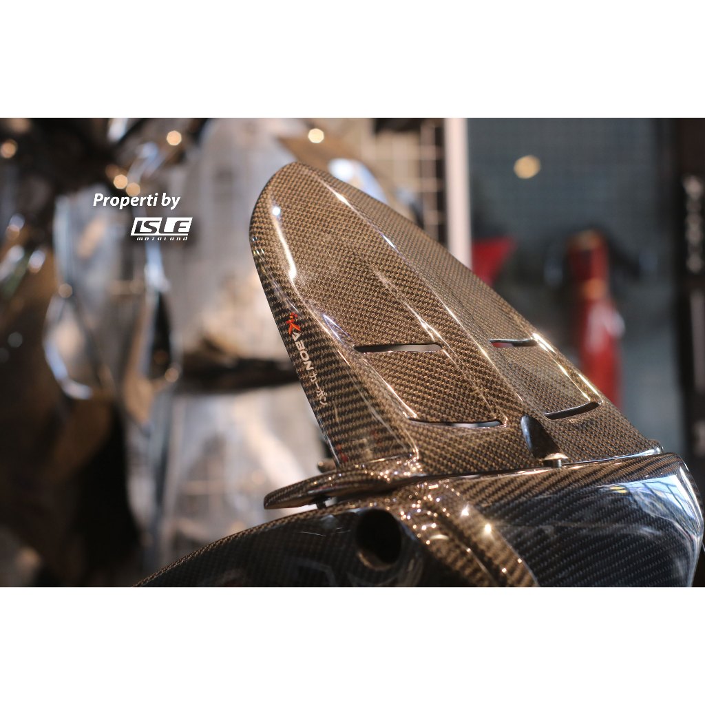 Hugger + Cover Swing Arm Carbon KABON Kawasaki ZX2R, ZX25RR, ZX4RR Model ZX6R 636 Original