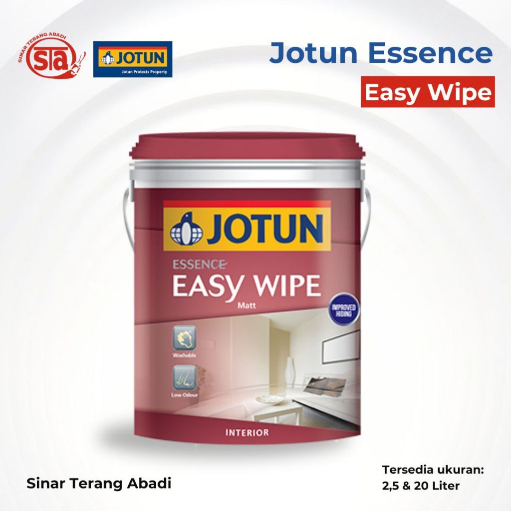 Cat Tembok Jotun Ess Easy Wipes Base C 3.5 Ltr 6198 Cobalt