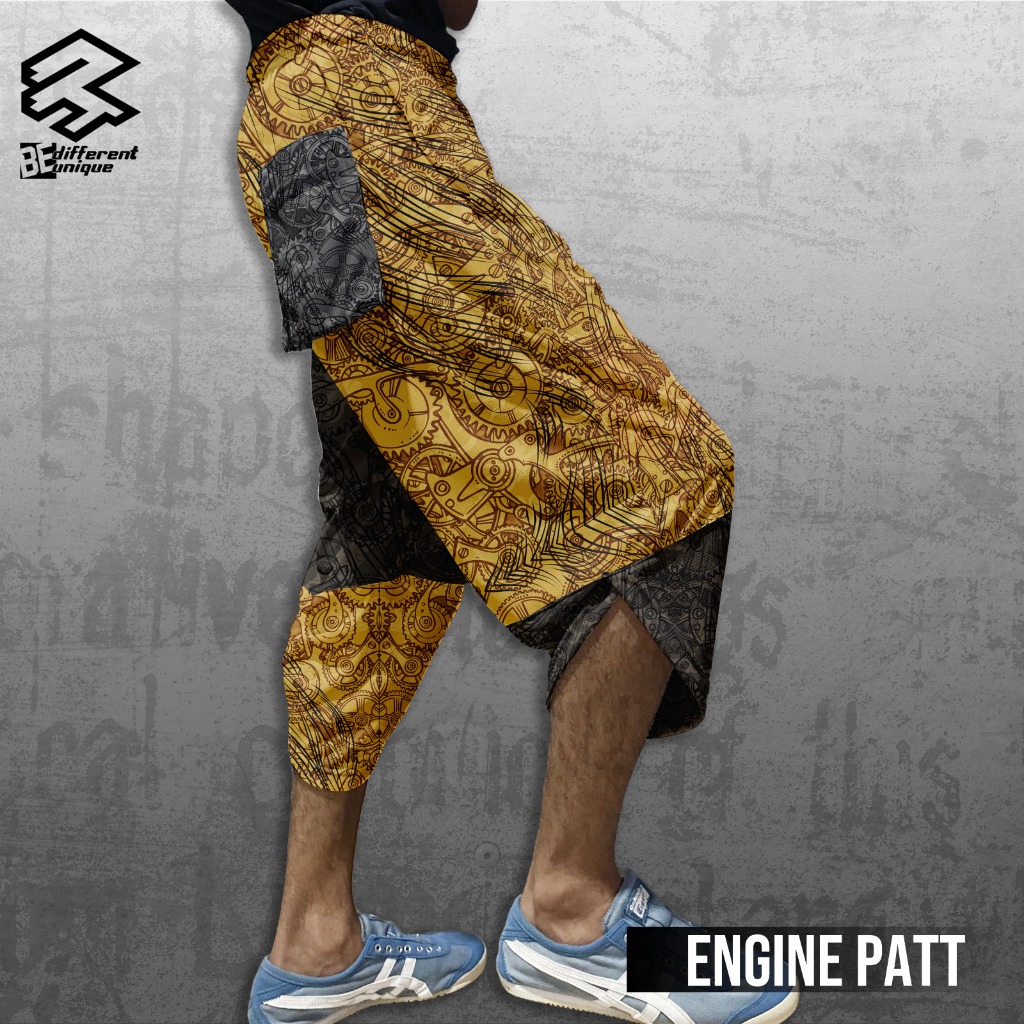 Harem Pants / Celana Harem Casual Pria Wanita Motif Fullprint Engine Patt