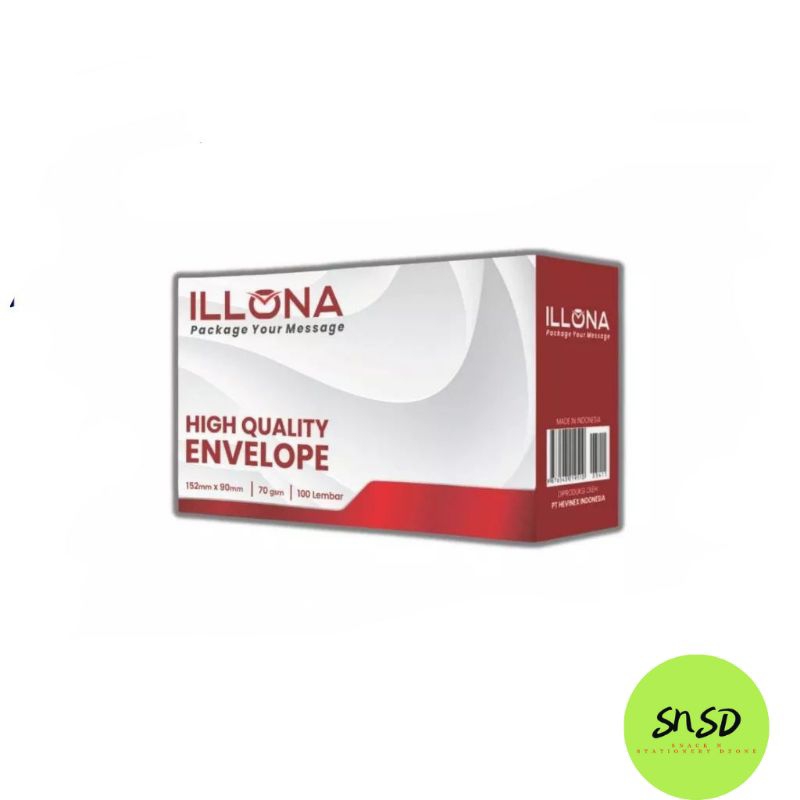 

Amplop putih undangan tangung ILLONA no 104