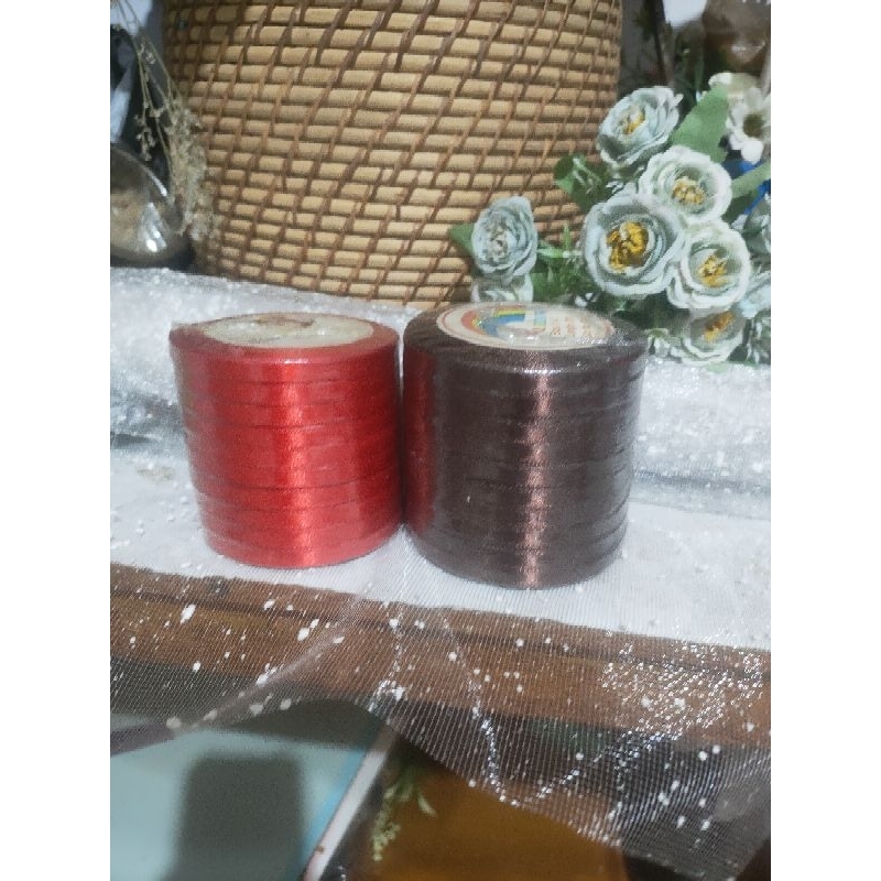 

pita satin 1/4" atau 0.5cm