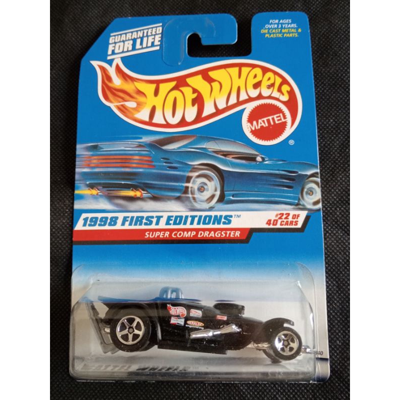 HOT WHEELS SUPER COMP DRAGSTER HITAM