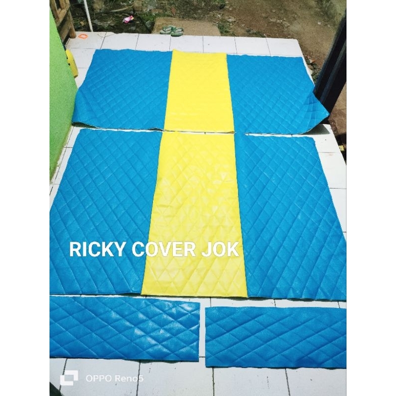 Variasi Plafon Kabin Truk Canter Motif Kotak Kotak