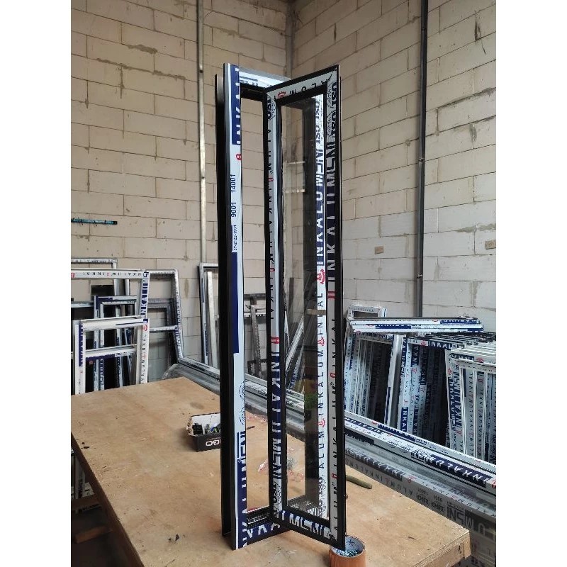 L30xT150 JENDELA ALUMUNIUM CASEMENT FREE PACKING KAYU