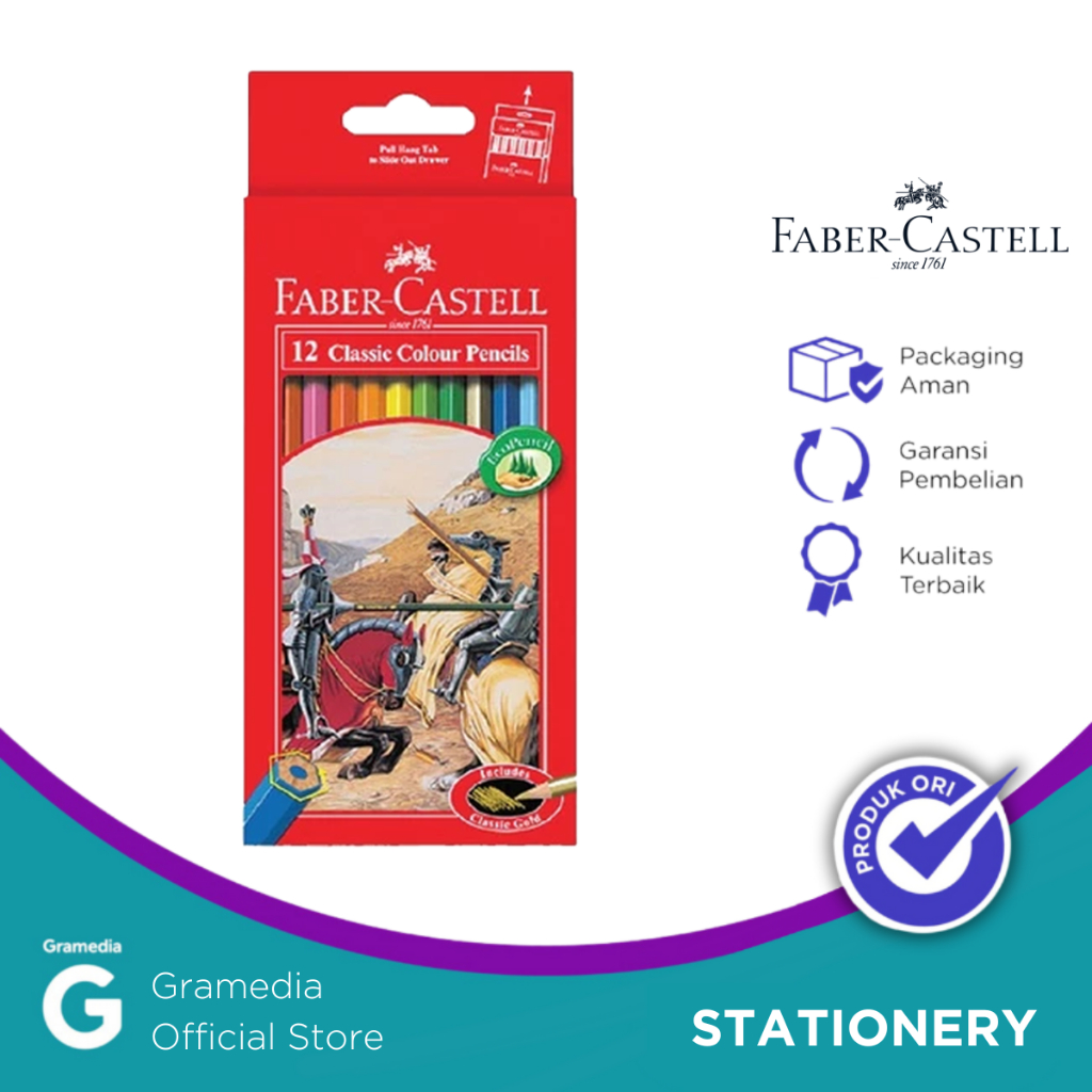 

FABER PENSIL WARNA 115852 SET/12