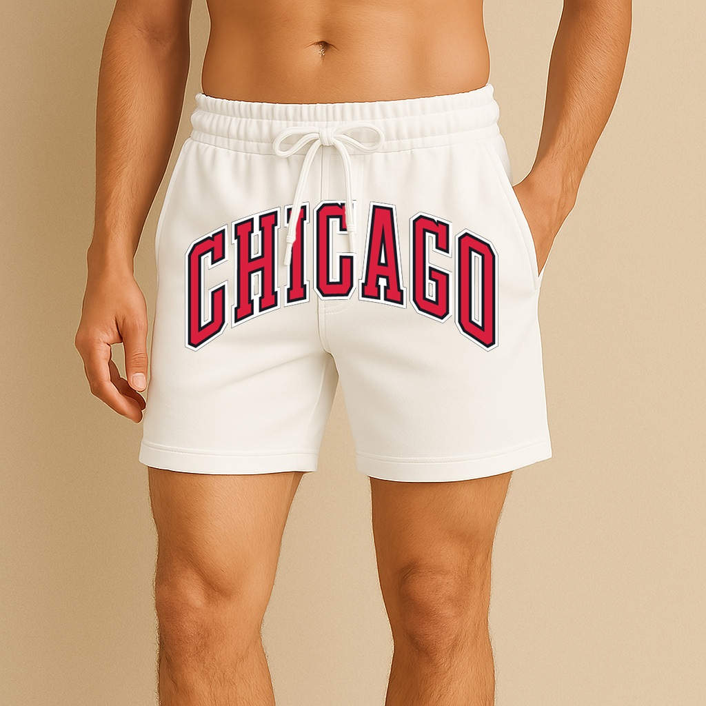 Rantau Celana Pendek Fleece Chicago Short Pants Black Fleece Chicago