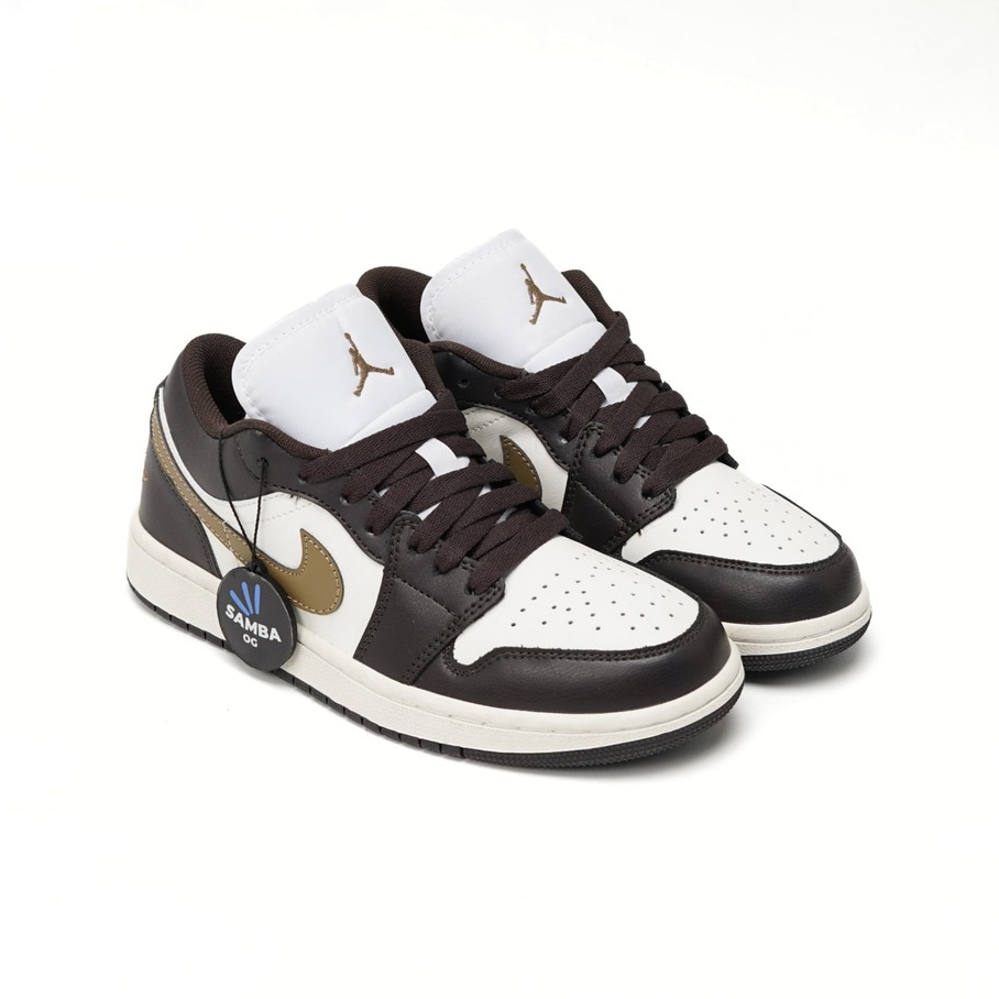 Nike Air Jordan 1 Low Shadow Brown Mocha Swoosh