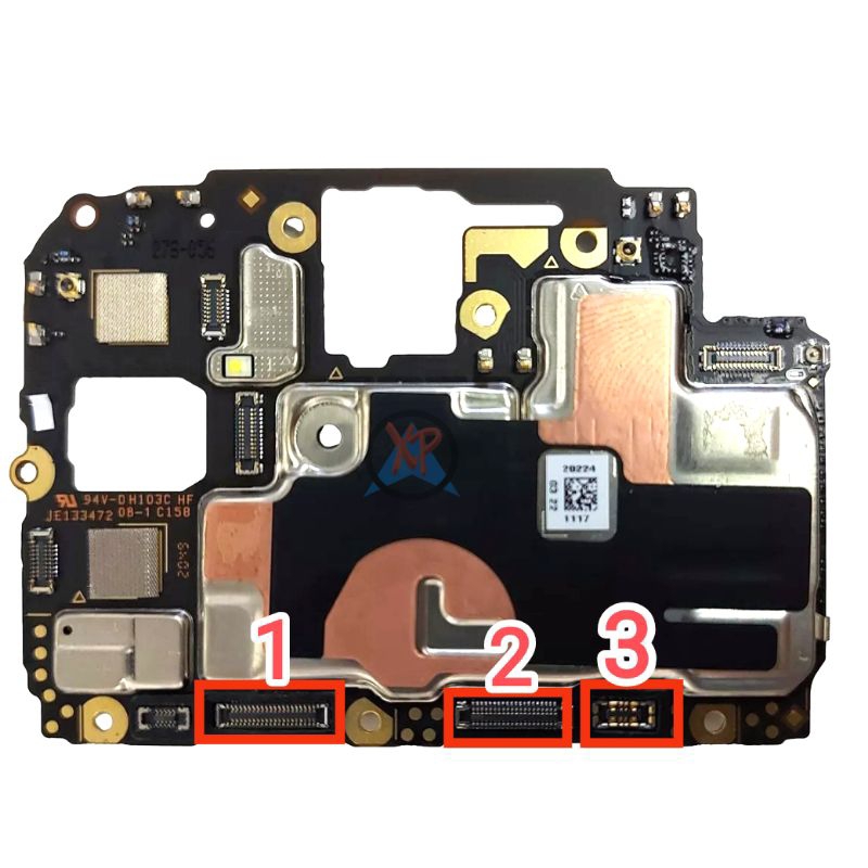 konektor soket di mesin oppo a53 fpc on board