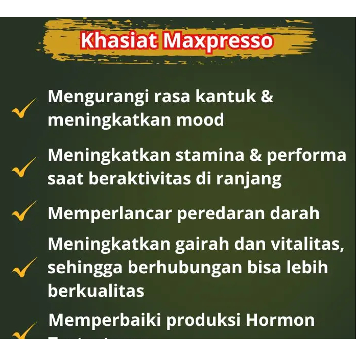 Kopi Ginseng Stamina Pria Tahan Lama BPOM