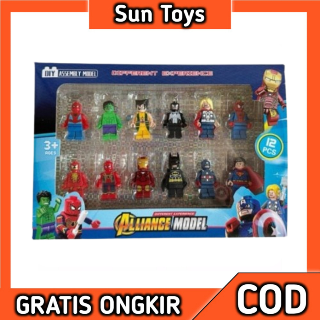 Lego Avengers Alliance Model 22642 Dus Mainan Anak Laki Laki