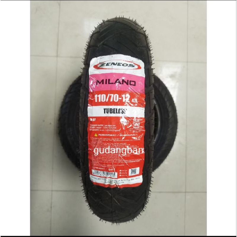 BAN LUAR TUBELESS ZENEOS MILANO Ring 12