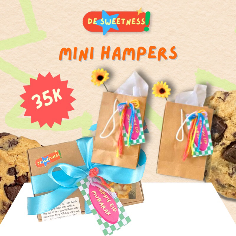 

Mini Hampers Lebaran/Birthday Aesthetic isi 3 Cookies