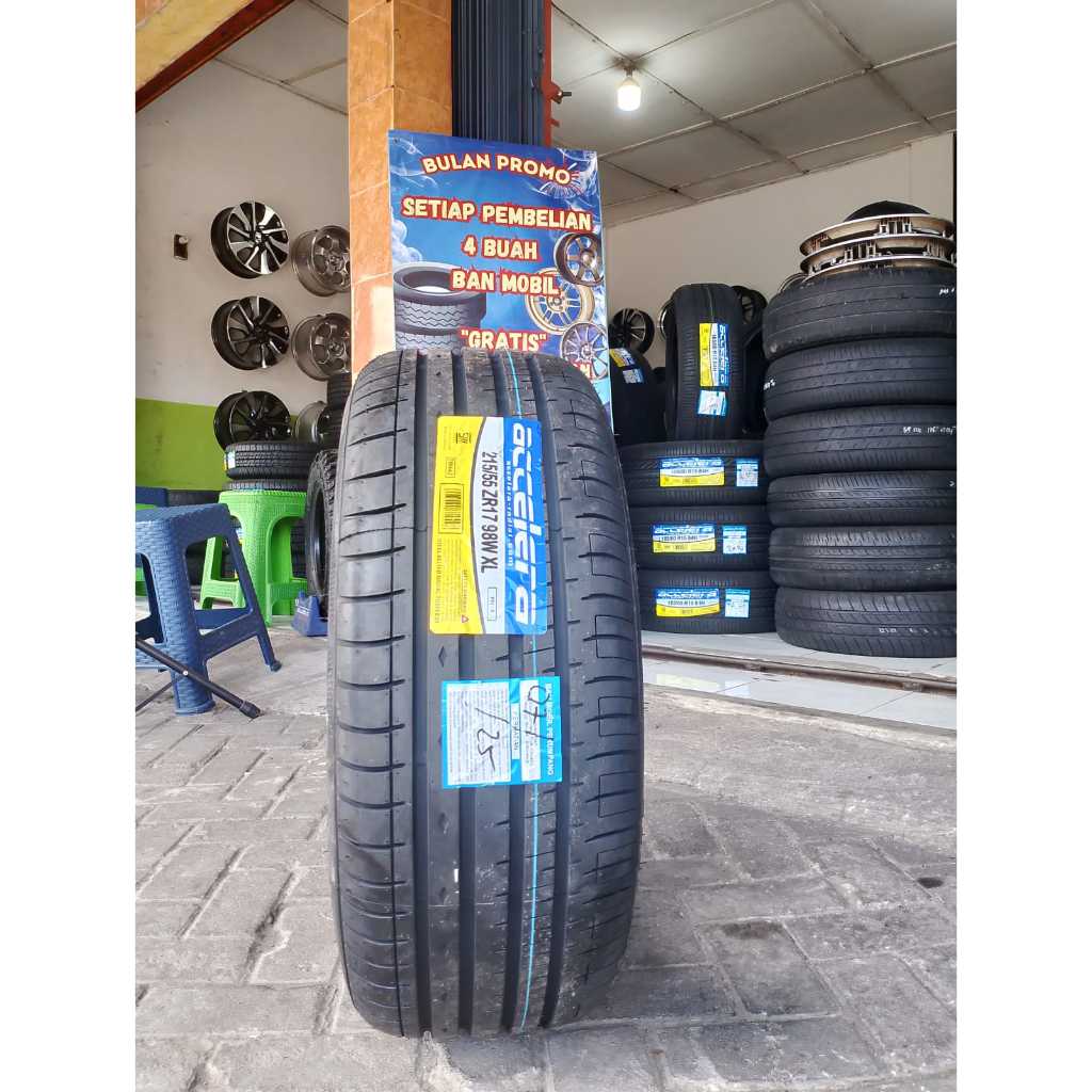 Ban baru mobil 215 55 R17 Accelera