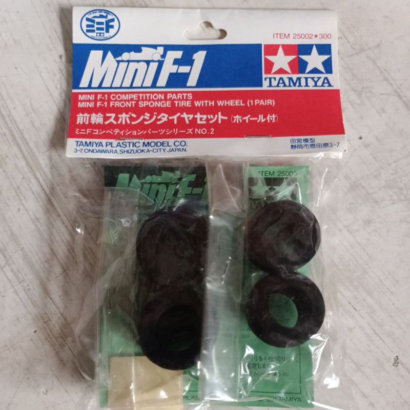 Tamiya sponge mini F1 front and rear