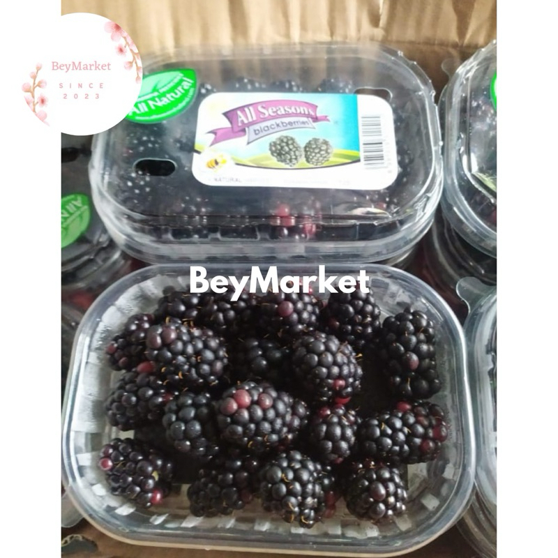 

All Season Blackberries 125g | Buah Blackberri | Pack