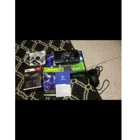 Vurrion GeForce GTX 750 Ti 4GB(second) + Mouse Gaming X9 Thor(second) +Kipas Casing (Case Fan)