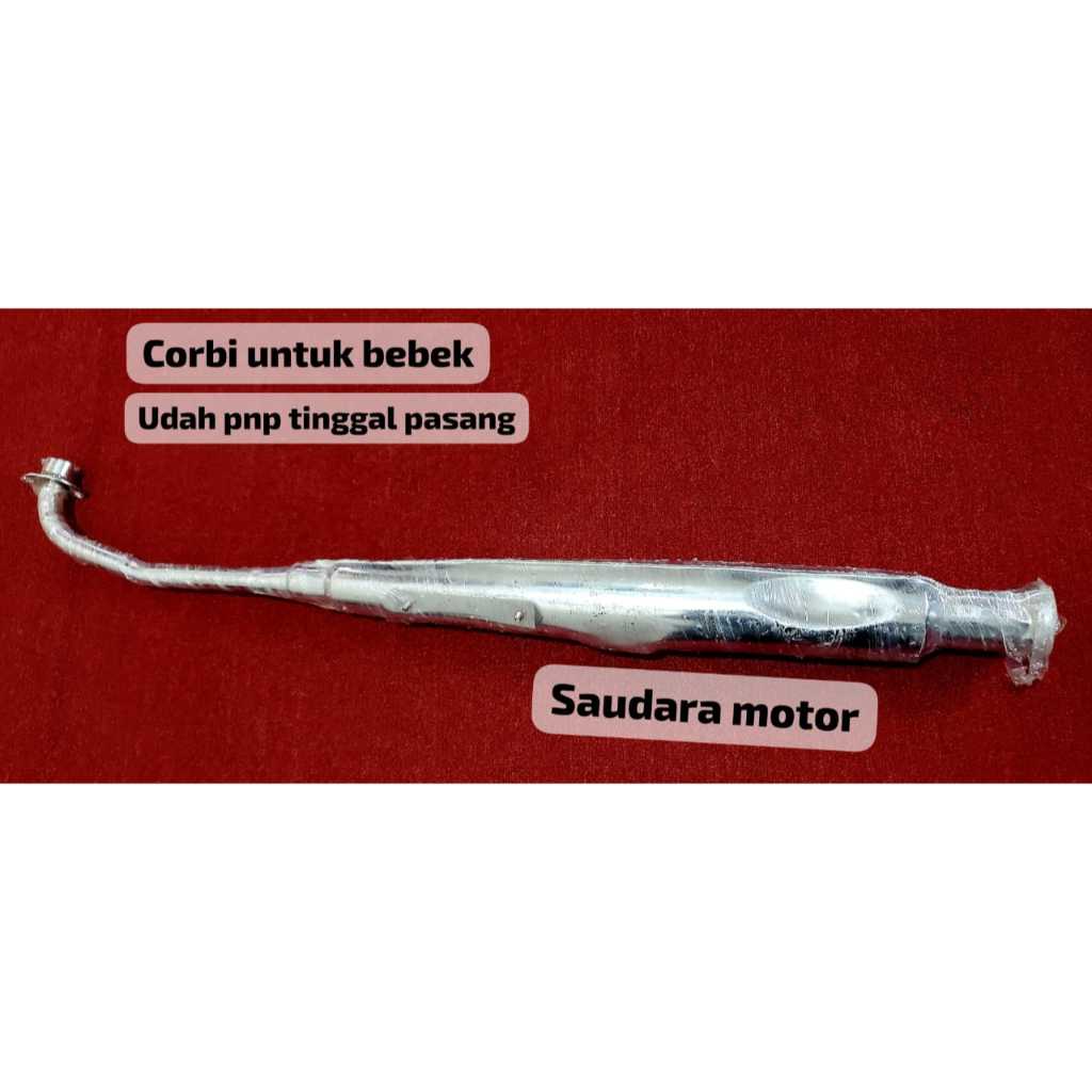 knalpot kenalpot corbi plor pnp honda bebek astrea GRADE ORI