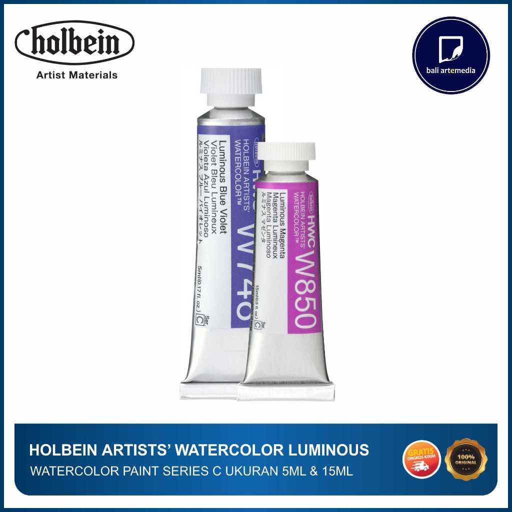 

Holbein Artist's Watercolour Paint Luminous Series C 5ml & 15ml