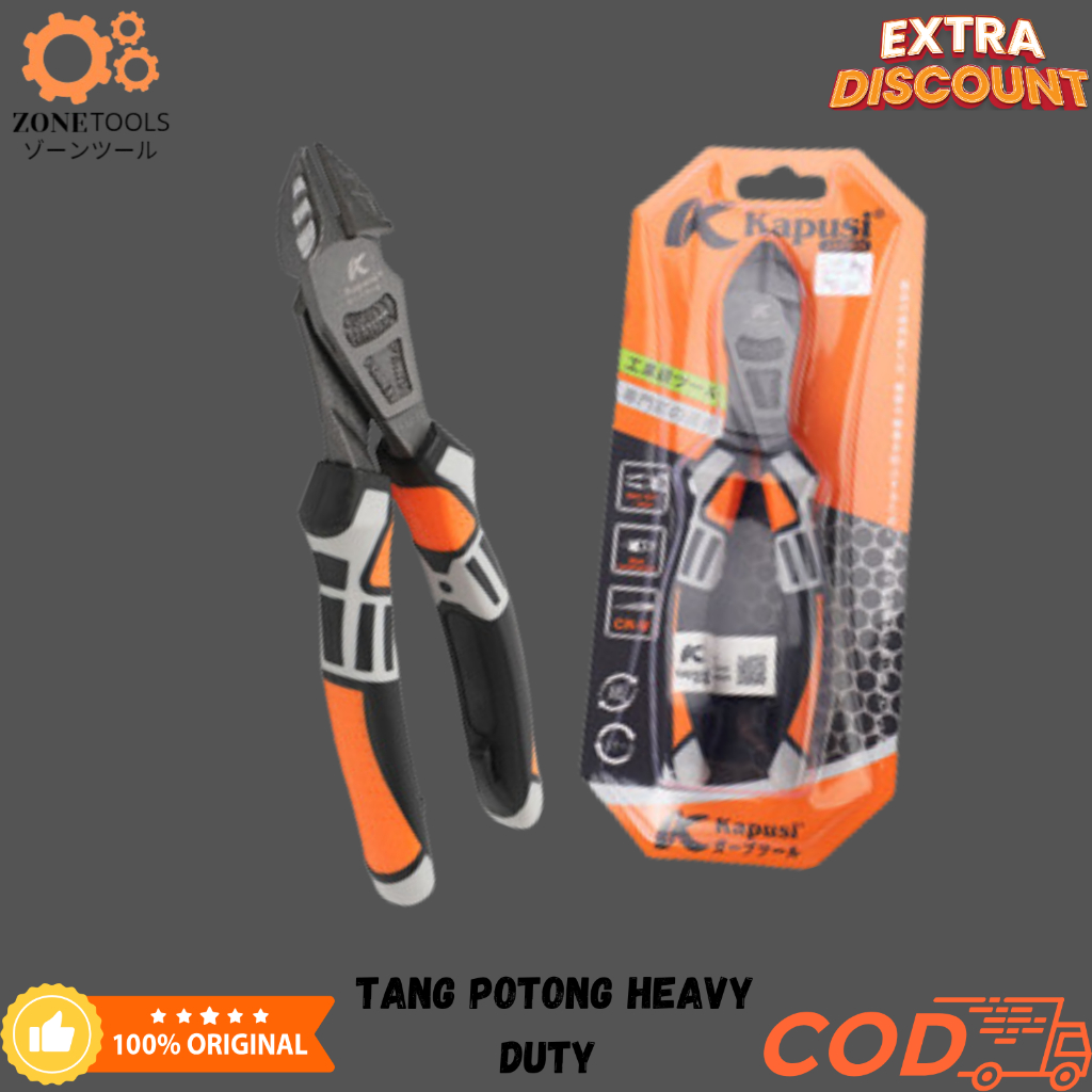 Kapusi Tang Potong Heavy Duty/Diagonal Pliers 7Inch