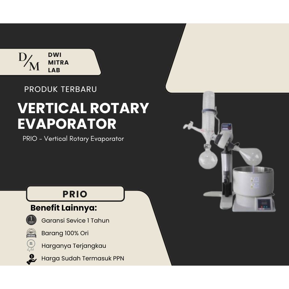 PRIO - Vertical Rotary Evaporator 1000