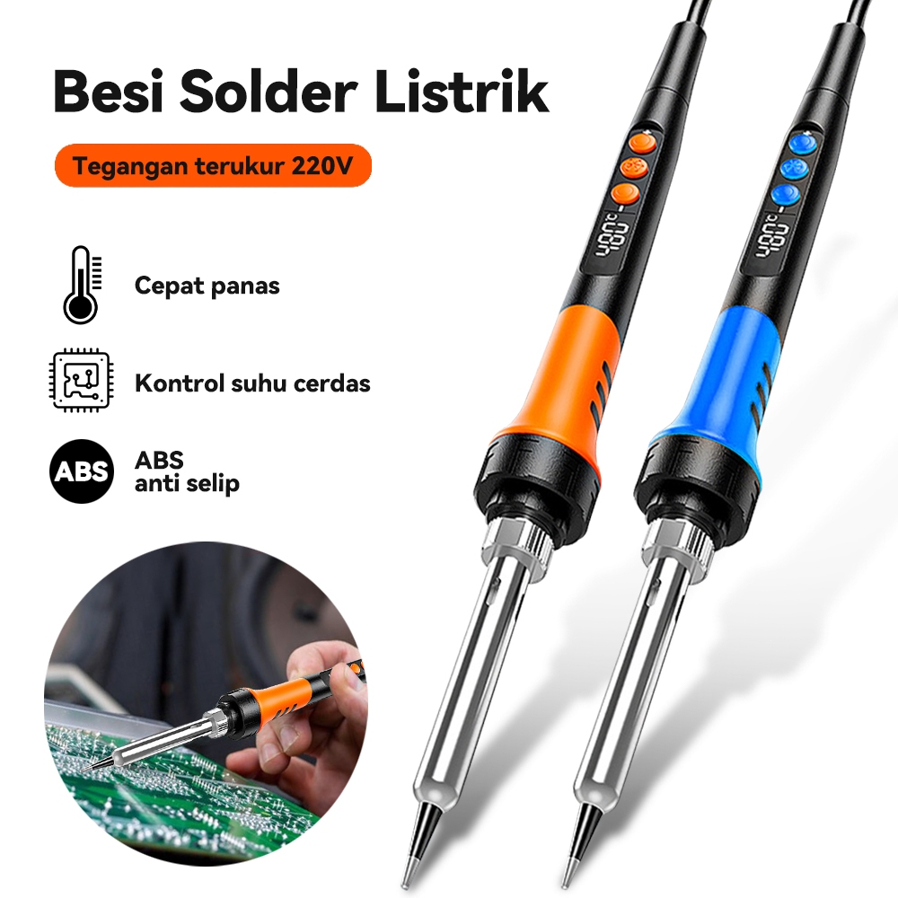 220V Wireless Solder / USB /Steker Solder Besi Portable Tampilan Digital Setrika Listrik Mini Besi S