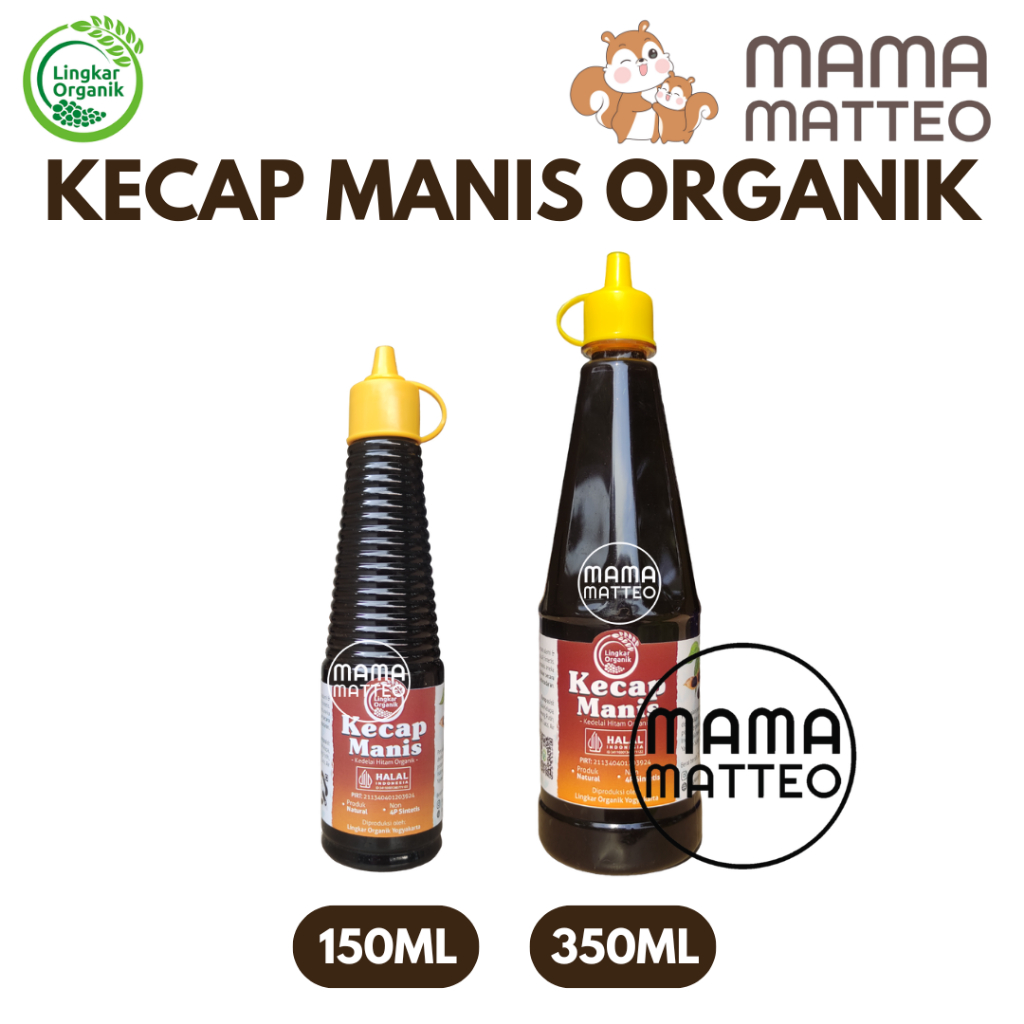 

LINGKAR ORGANIK Kecap Manis Organik Sehat Non MSG & GMO / 150ML / 350ML / BANDUNG