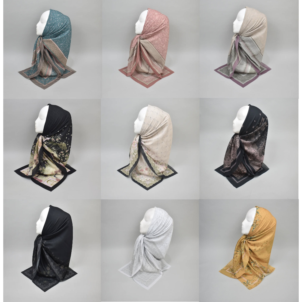 HIJAB MOTIF SEGIEMPAT | HIJAB MOTIF PREMIUM | HIJAB MOTIF | HIJAB