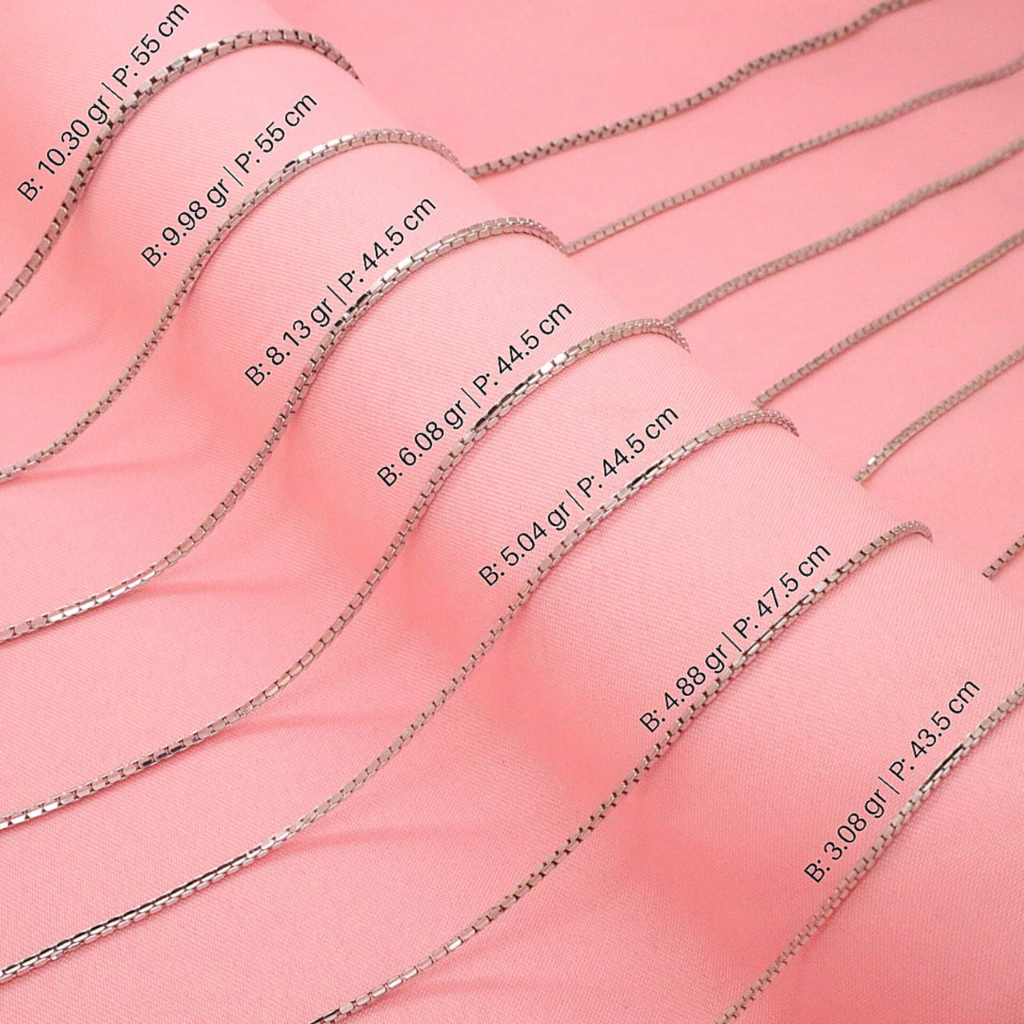 Kalung WG Rantai Italy Santa kadar 750 Gold