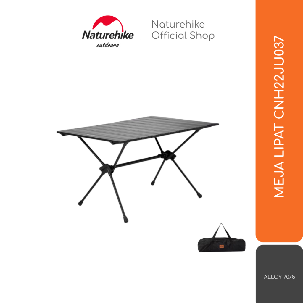 MEJA LIPAT CAMPING PORTABLE EGG ROLL ALUMINIUM ALLOY FT11 NATUREHIKE CNH22JU037