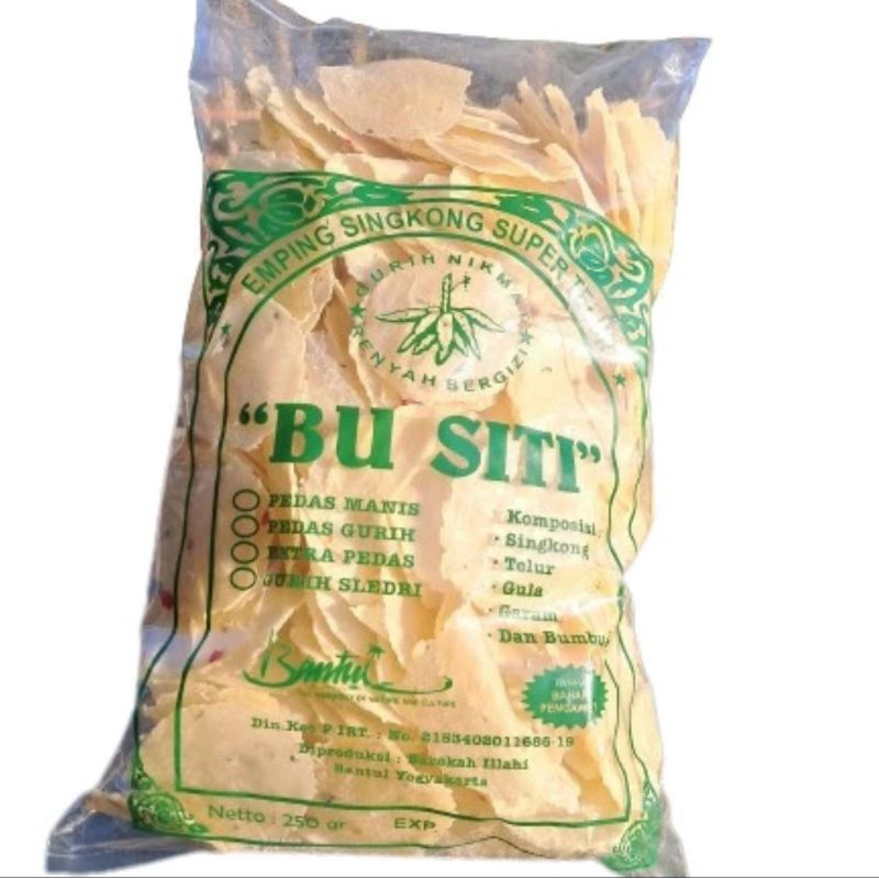 

EMPING SINGKONG SUPER TELUR BU SITI NETTO 500 GR