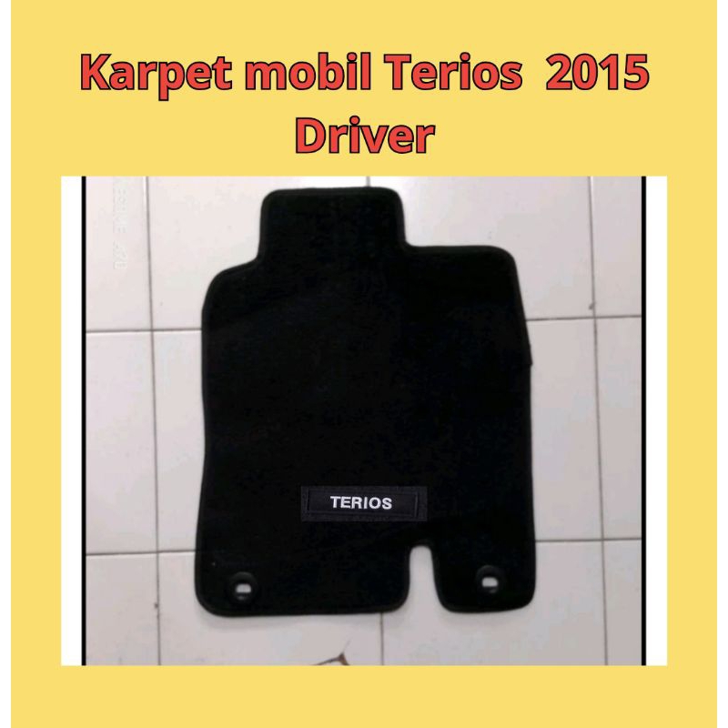 karpet mobil Terios 2015-2018 Driver