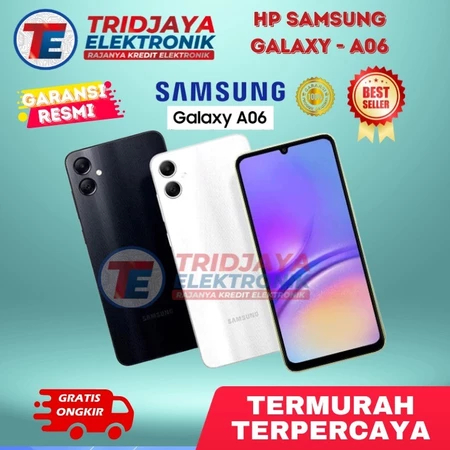 HP Samsung galaxy A06 Ram 4GB/128 4/64 GB Smartphone Android Tridjaya elektronik