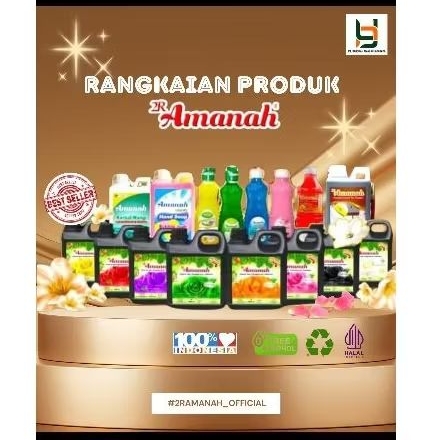 AMANAH PARFUM LAUNDRY BOTOL 1 LITER|PEWANGI PAKAIAN