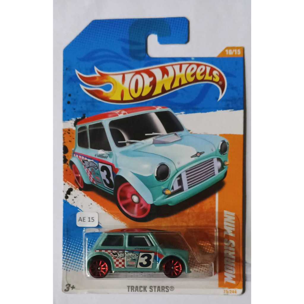 Hot Wheels - Morris Mini Blue Track Stars No.3