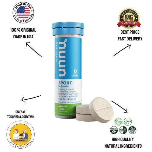 

NUUN Sport Hydration, Effervescent Electrolyte Supplement 10 Tablets