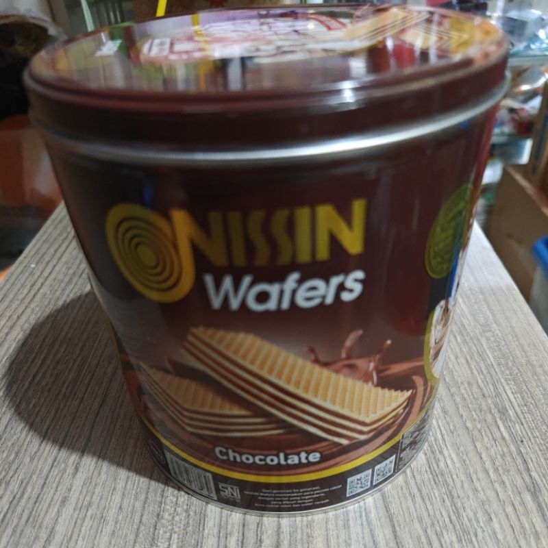 nissin wafer kaleng 570g
