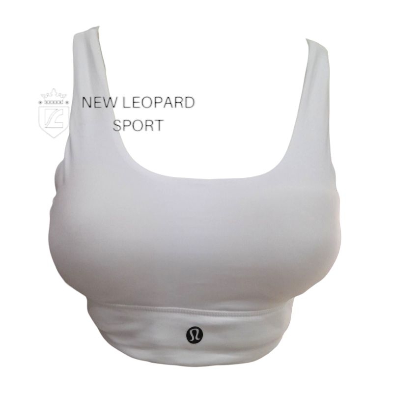 Sport Bra Putih Lululemon / Bra Sport Gym Fitness / Sport Bra Olahraga