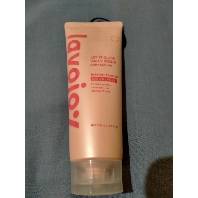 preloved lavojoy tone up body serum