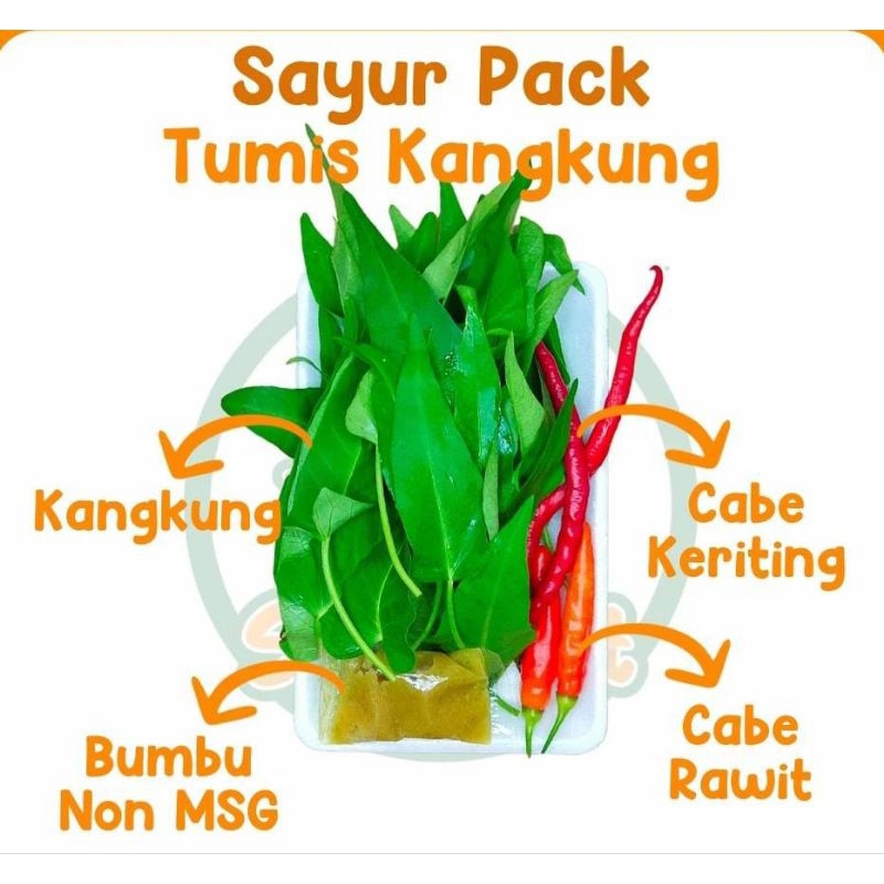

KIRIM INSTAN Paket Sayur Potong Kangkung Tumis / Sayur Kangkung Pack