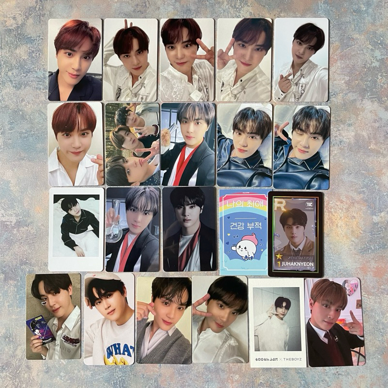 [PART 2] THE BOYZ TBZ JU HAKNYEON OFFICIAL TRADING CARDS MD MERCH THEBZONE ENCORE THEBROAD ZENERATIO