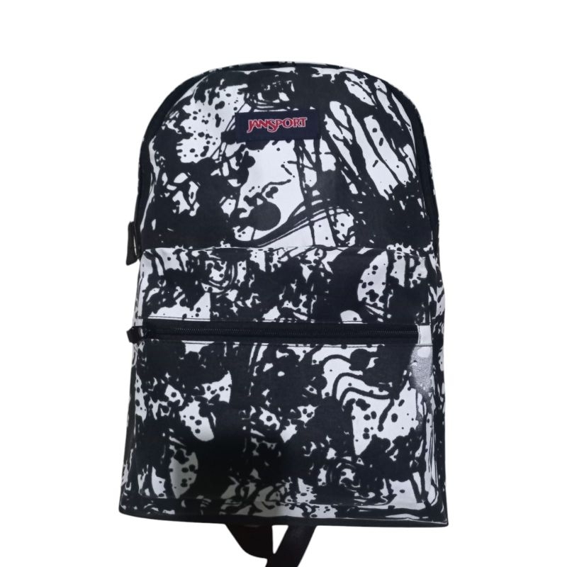 Tas Janspoor Petir Hitam Premium Bisa Untuk Sekolah dan Main Backpaack Pria wanita