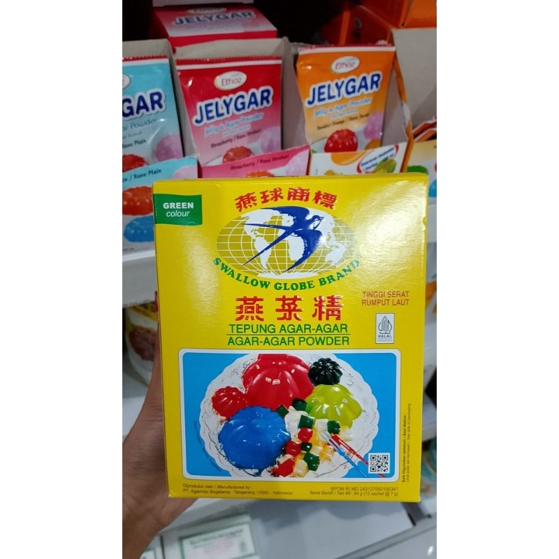 

Agar-agar swallow 1box isi 12pcs